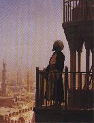 Jean - Leon Gerome Le Muezzin, the Call to Prayer. Spain oil painting artist